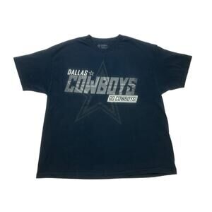 Dallas Cowboys Shirt Mens 2XL Blue Short Sleeve Cotton NFL Football 2013 Season